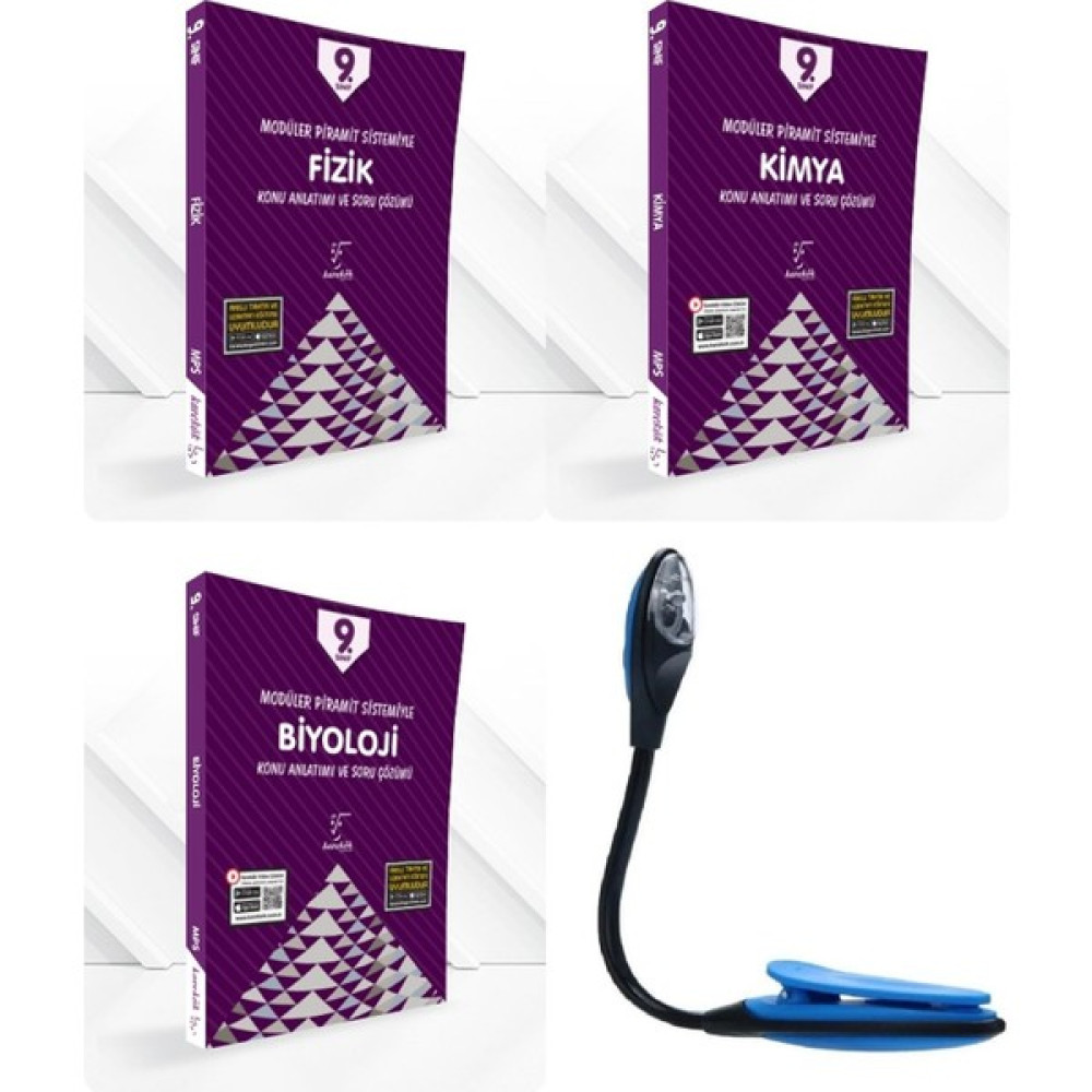 Karekök Yayıncılık 9. Sınıf Güçlendiren Fizik – Kimya - Biyoloji Konu Anlatımı Süper Set - Kitap Okuma Işığı Matematik Fiyatı
