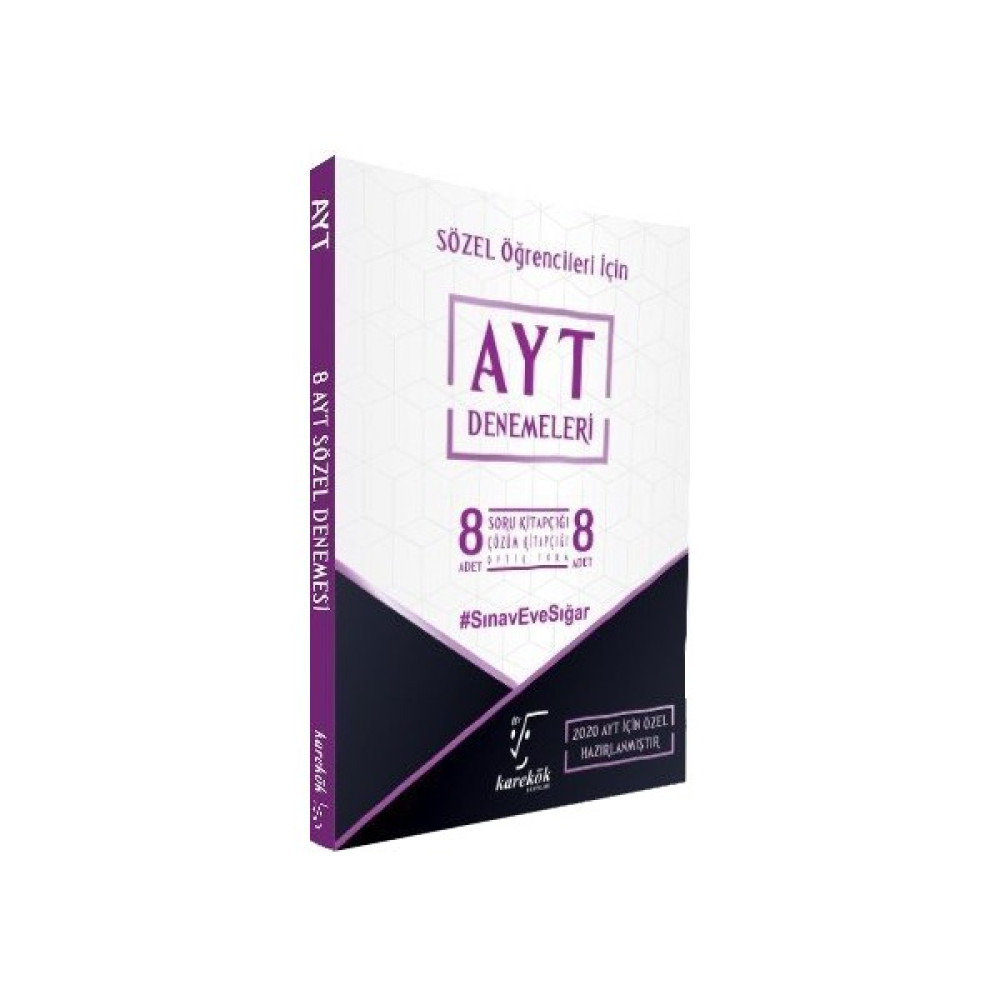 Karekök Yayıncılık AYT Sözel 8’li Deneme Sınavı 2020 Yeni Müfredat Temel Yeterlilik Testi (TYT) Fiyatı