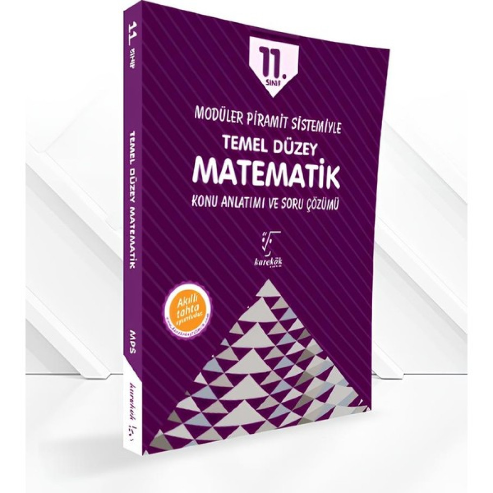 Karekök Yayıncılık Güncel 11.sınıf Temel Düzey Matematik Konu Anlatımlı Çözümlü Soru Mps Kaynak Kitapları Fiyatı