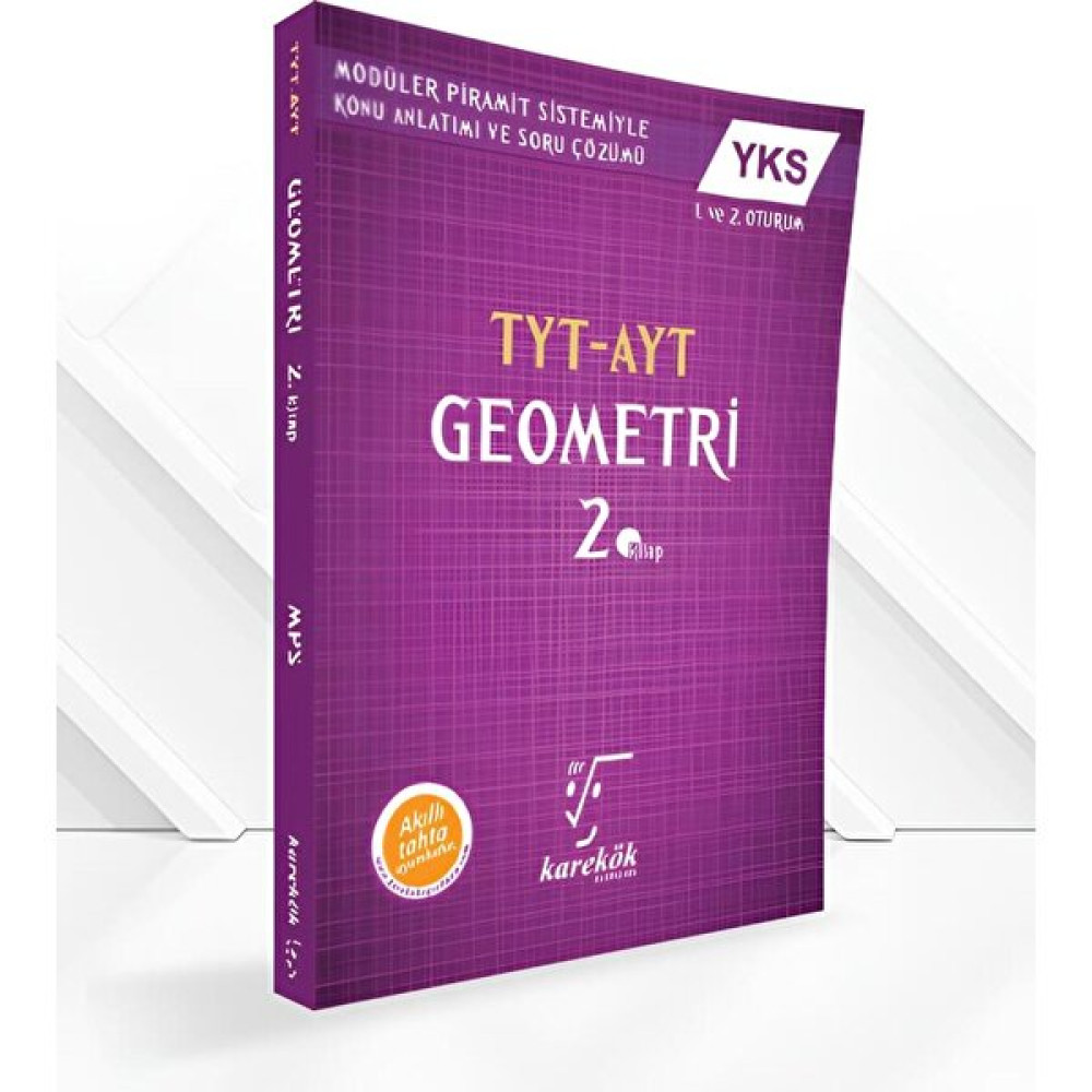 Karekök Yayıncılık Güncel Karekök Yayınları Güncel Tyt-Ayt Geometri 2.kitap Konu Anlatımlı Çözümlü Soru Mps (Modülle Matematik Fiyatı