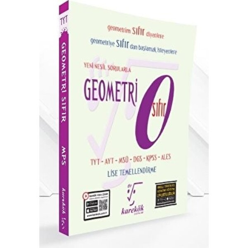 Karekök Yayıncılık Karekök Geometri Sıfır ( Geometri 0) Kaynak Kitapları Fiyatı