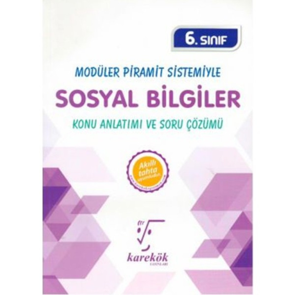 Karekök Yayınları 6.Sınıf Sosyal Bilgiler Kitabı Sosyal Bilgiler Fiyatı