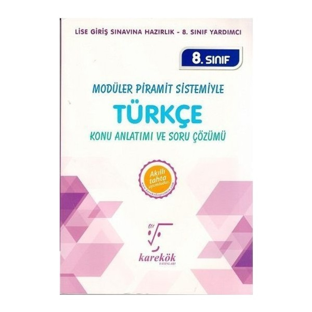 Karekök Yayınları 8. Sınıf Türkçe Konu Anlatım Türkçe Fiyatı
