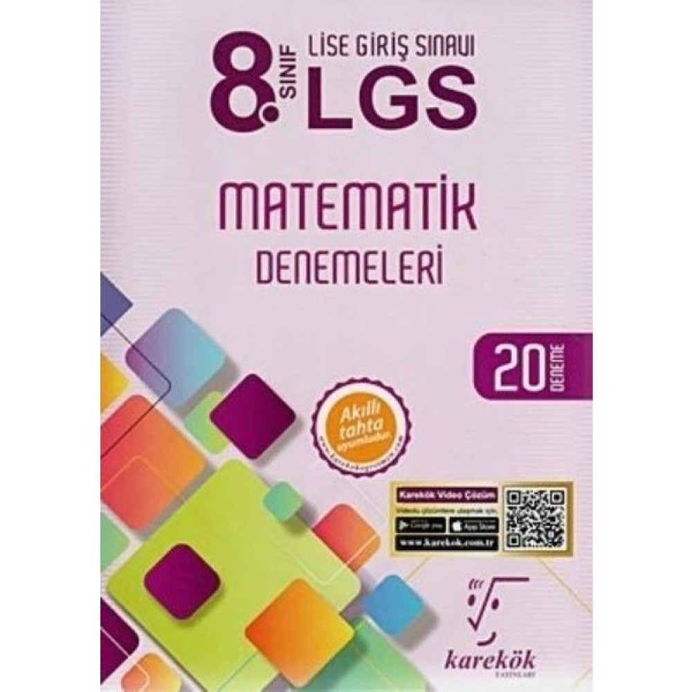 Karekök Yayınları 8.Sınıf Lgs Matematik Denemeleri Ders Sınav Kitapları Fiyatı