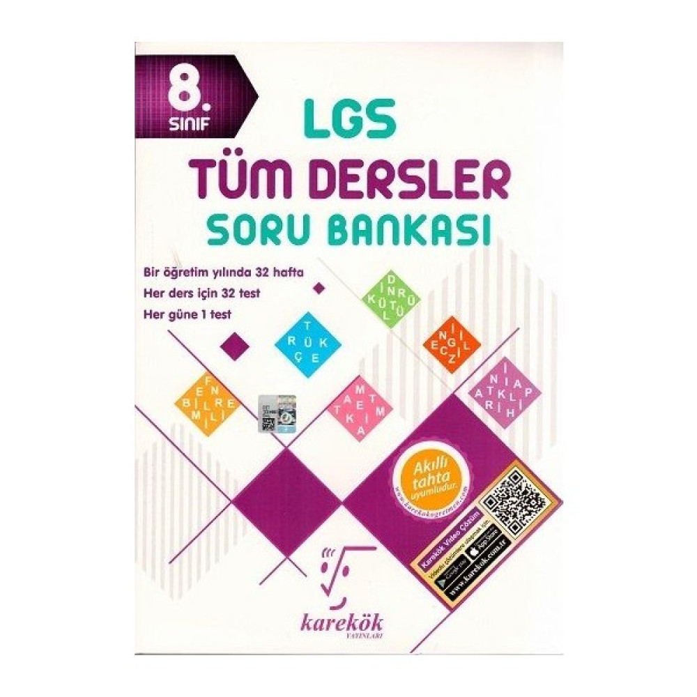 Karekök Yayınları 8.Sınıf Tüm Dersler Soru Bankası Tüm Dersler Fiyatı