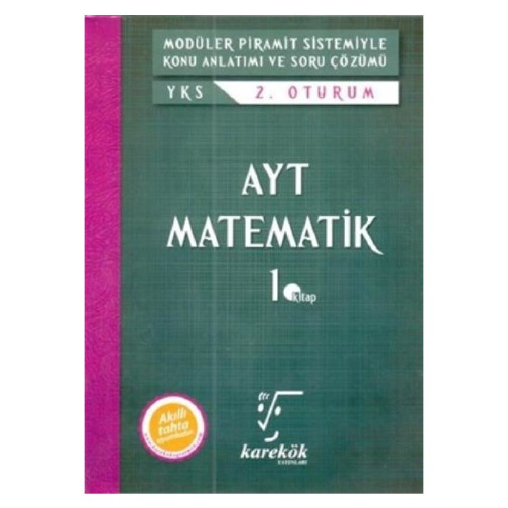Karekök Yayınları AYT Matematik 1.Kitap (2.Otutrum) Matematik Fiyatı