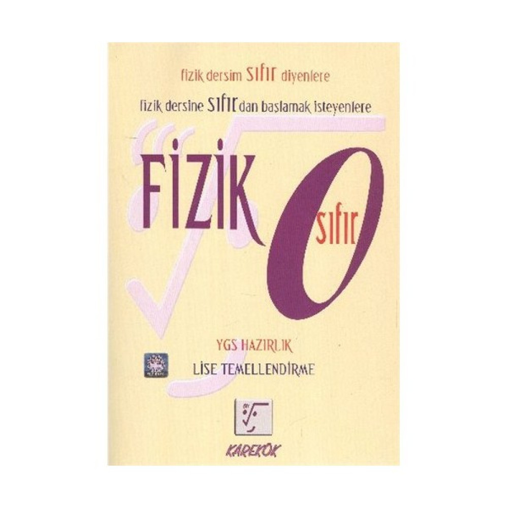 Karekök Yayınları Fizik Sıfır Kitabı Fizik Fiyatı