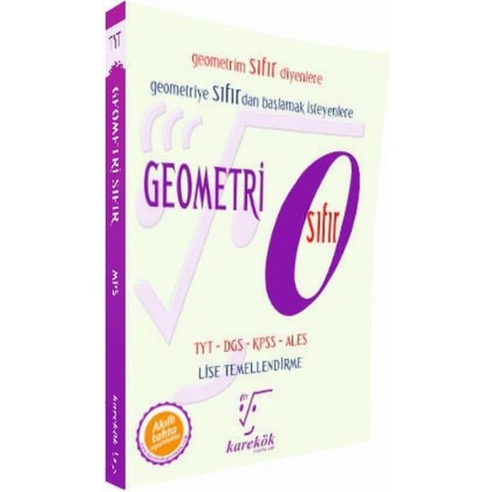 Karekök Yayınları Sıfır Serisi Geometri - 0 YGS ve LYS Kitapları Fiyatı