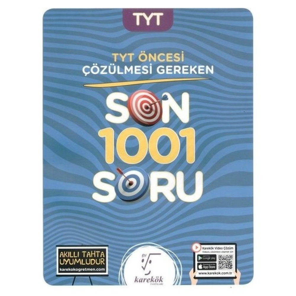 Karekök Yayınları TYT Öncesi Çöz.Ger.Son 1001 Soru Temel Yeterlilik Testi (TYT) Fiyatı