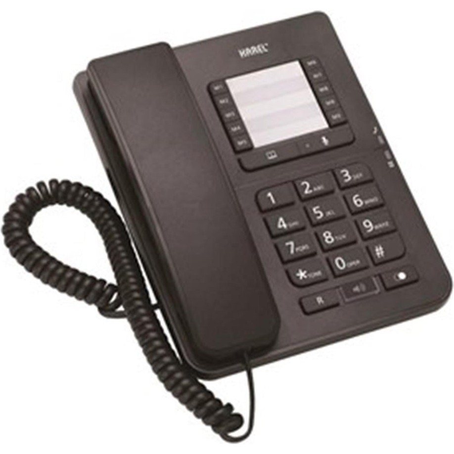 Karel TM-142 Siyah Masa Üstü Telefon HandsFree Özelliği ile Kullanıma Uygun Diğer Fiyatı