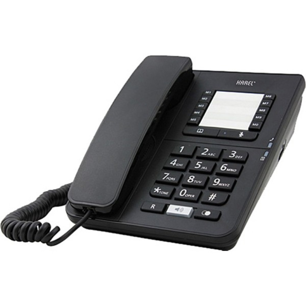 Karel TM142 Kablolu Telefon - Siyah Telefon Fiyatı