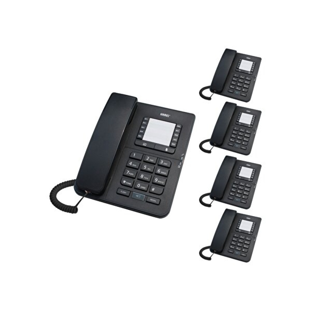 Karel Tm142 Siyah Masaüstü Telefon 5 Adet Telsiz Telefon Fiyatı