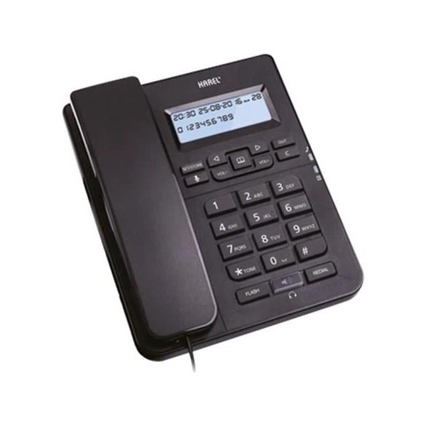 Karel TM145 Masaüstü LCD Ekranlı Telefon Modern Dizayn Siyah-Gri Renk Seçeneği ile Diğer Fiyatı