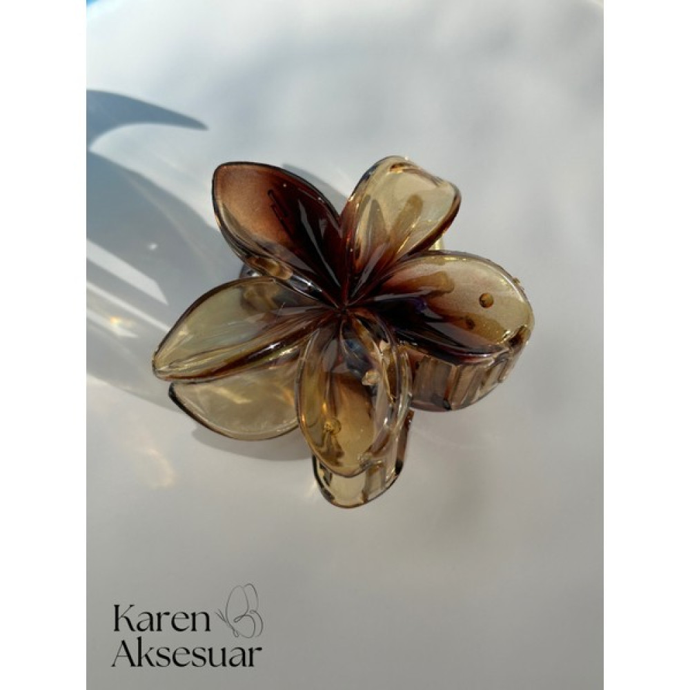 Karen Aksesuar Yeni Sezon Lotus Çiçeği Mandal Toka 8 cm Büyük Boy 1 Adet Pinterest Toka Hibiskus Toka - Açık Kahverengi Toka, Taç & Saç Bandı Fiyatı