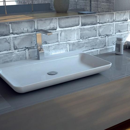 Karen Banyo Nina Tezgah Üstü 70 cm Lavabo
