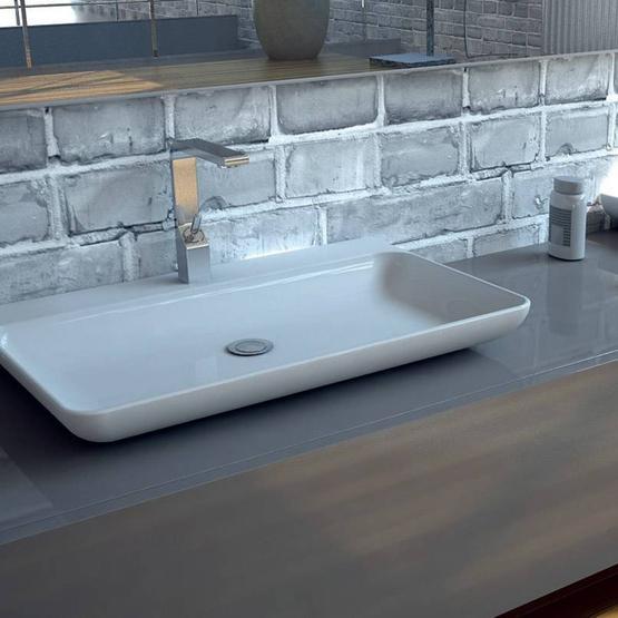 Karen Banyo Nina Tezgah Üstü 70 cm Lavabo