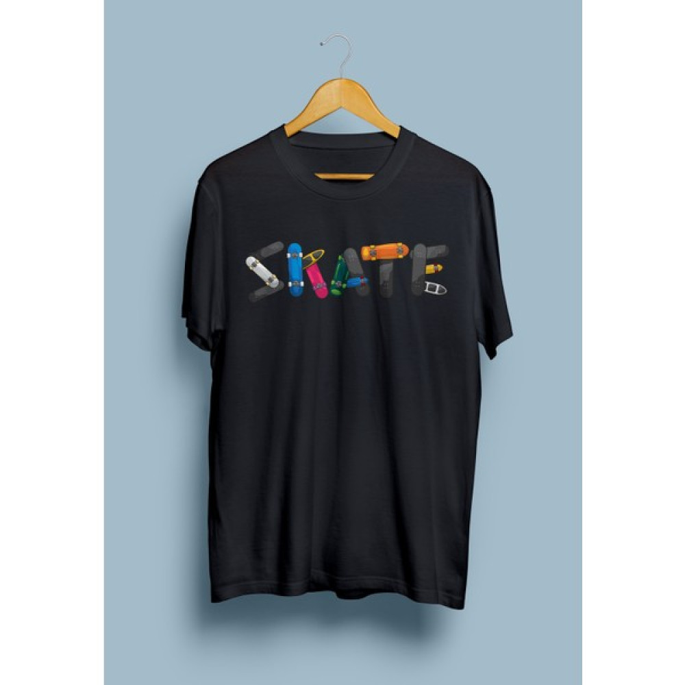 Karga Shop Skate Kaykay Tasarım Baskılı Tişört Erkek T-shirt Fiyatı