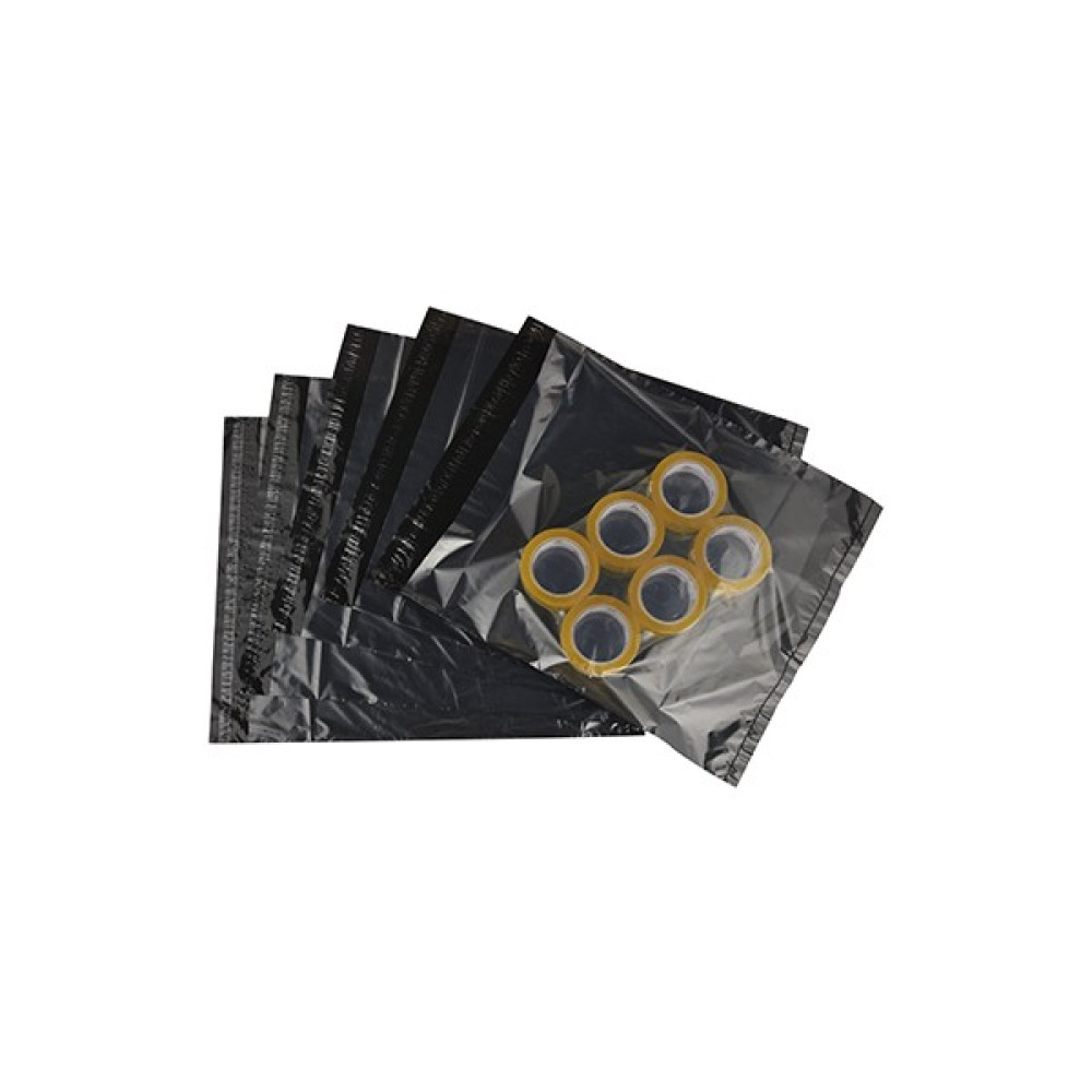 Kargo Toptancısı Siyah Şeffaf Kargo Poşeti 30X38+4 cm 100 Adet Dosya Fiyatı
