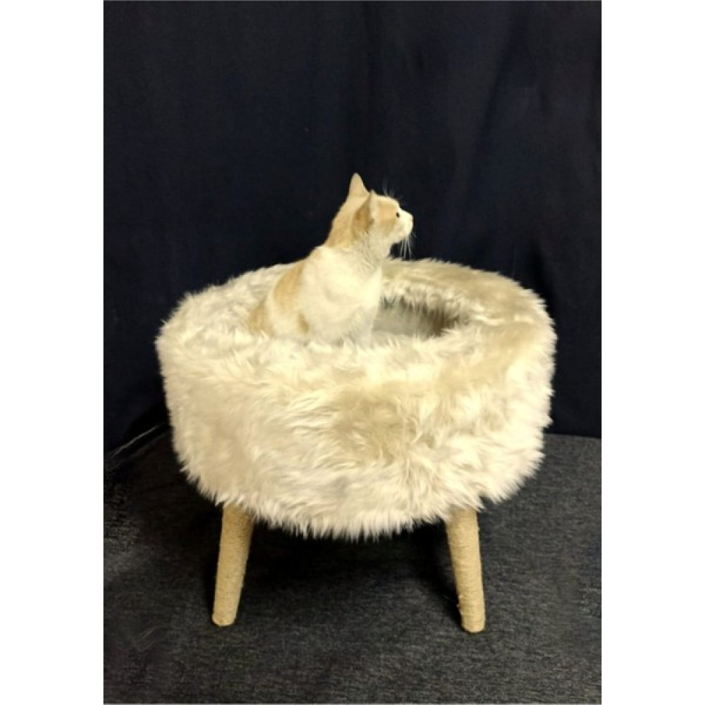 Kargola Gelsin Sofaist Kedi Yatağı, Kedi Evi, Kedi Tırmalaması - Beyaz-Gri Evcil Hayvan Ürünleri Fiyatı
