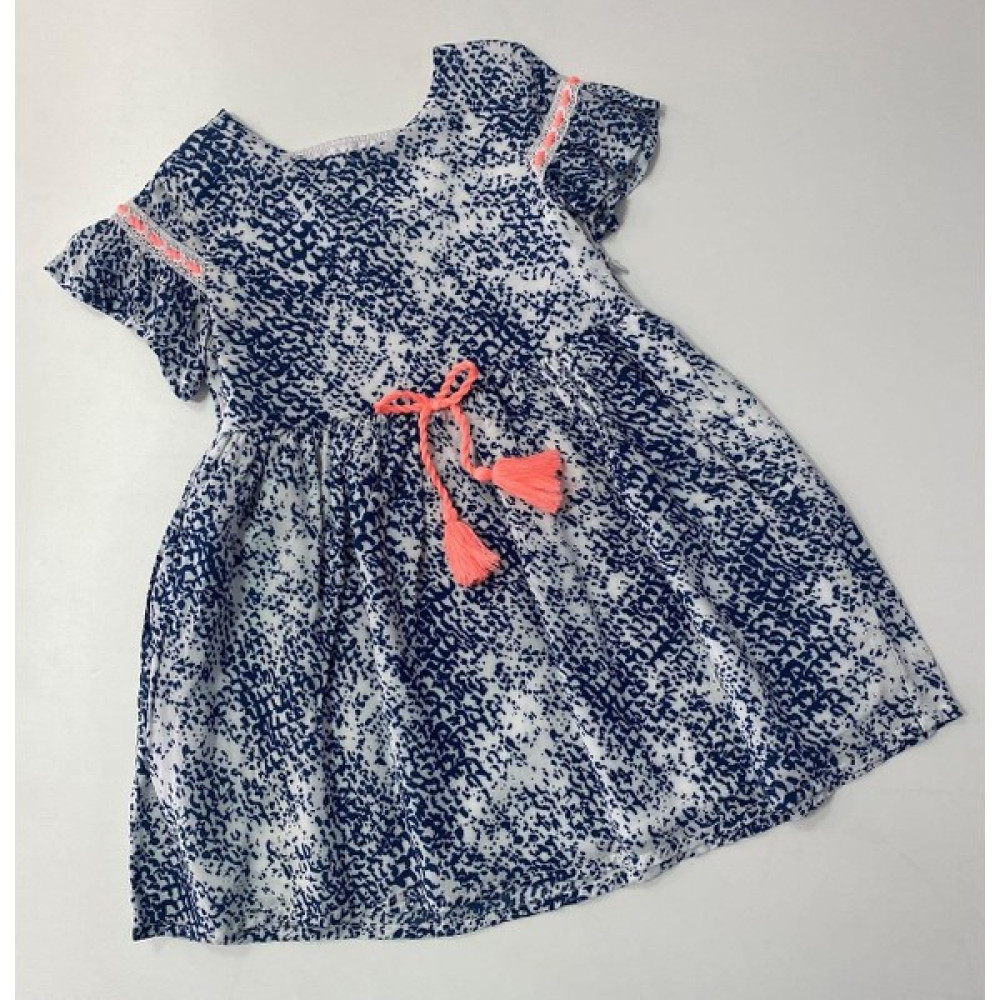 Karia Kids Kız Çocuk Pamuk Neon Detaylı Şık Elbise Kız Çocuk Elbise Fiyatı