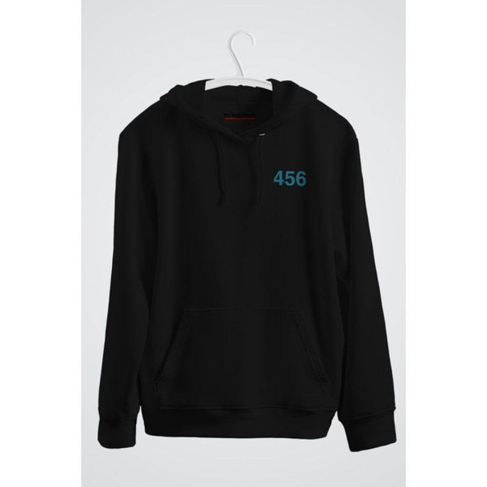 Karikatür Store Squid Game 456 Çift Taraflı Baskılı Kapşonlu Sweat Bayan Sweatshirt Fiyatı