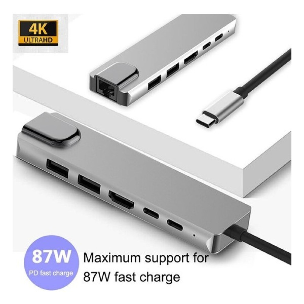 Karina Daytona CF04 Macbook Uyumlu Type-C™ To 4K HDMI Tv Projeksiyon Ultra Hd 1080P 2* Type-C 2* USB 3.0 Ethernet Lan 6ın1 Çevirici Hub Adaptör (Yu... Bilgisayar Çevirici ve Adaptörü Fiyatı