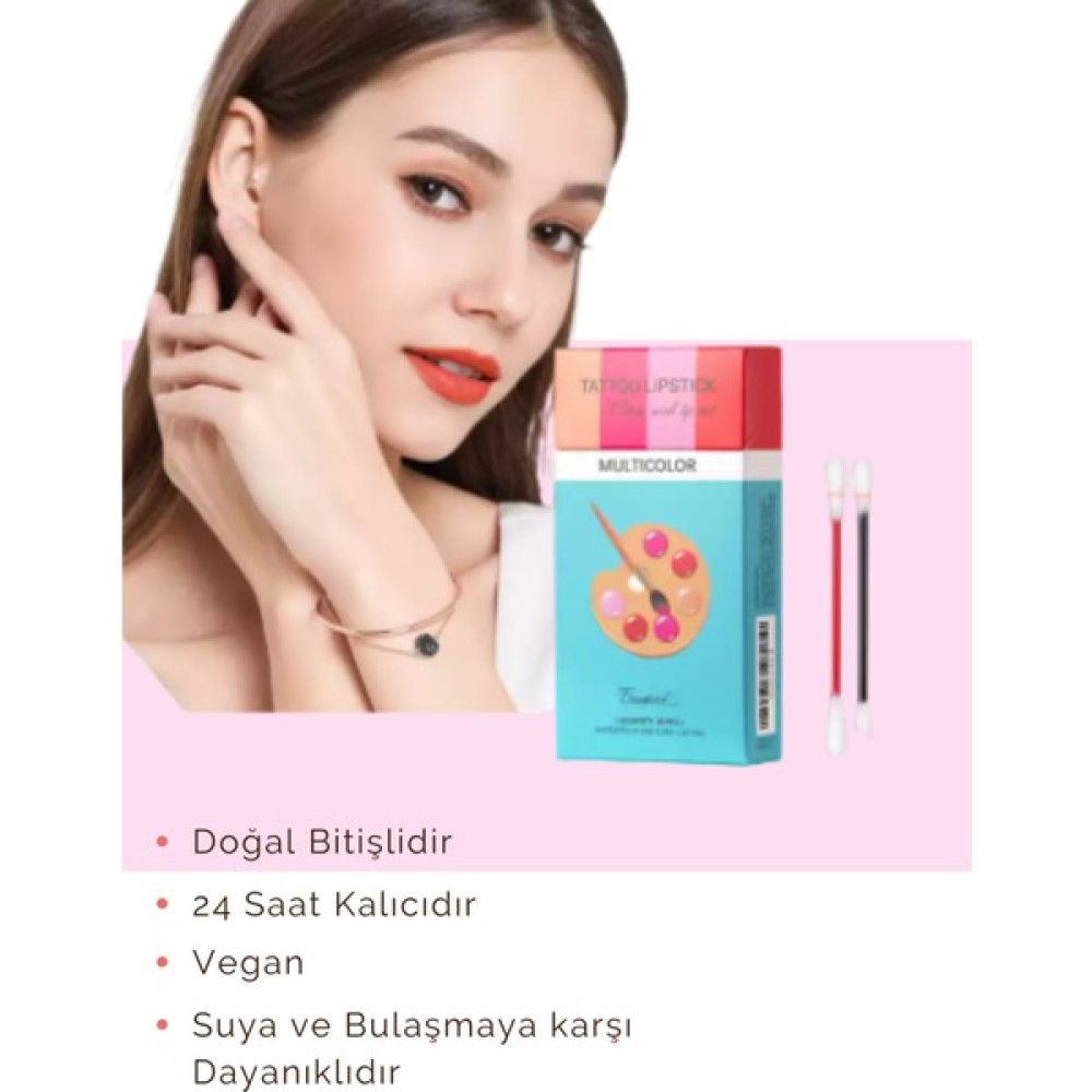 Karışık Renk Ruj Çubukları Tattoo Lipstick 24 Saat Kalıcı 20 Adet Rujlar & Dudak Parlatıcıları Fiyatı