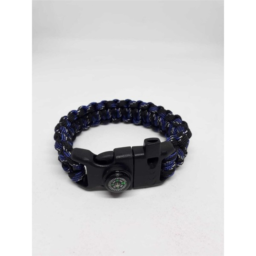 Karışık Renkli Paracord Survival Bileklik (Bıçak, Pusula, Ateş Başlatıcı Magnezyum ve Ikaz Düdüğü) - Standart Oto Boyaları Fiyatı