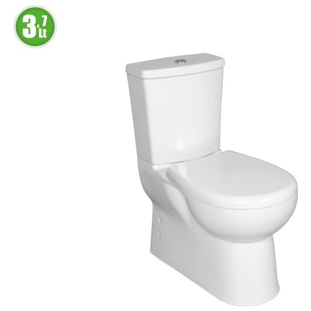 Karizma Duvara Sıfır Klozet TK Yavaş Kapaklı (4 Parça) Klozet Fiyatı