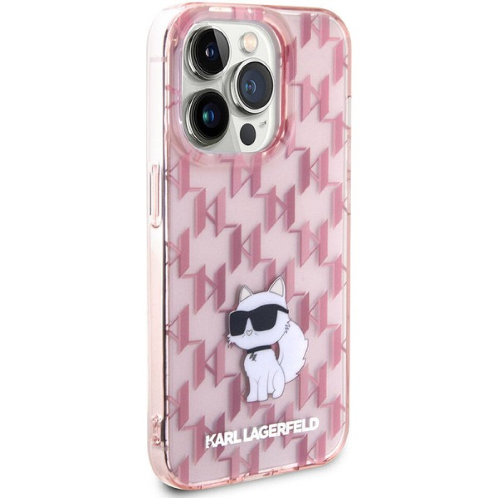 KARL LAGERFELD iPhone 15 Pro Uyumlu Kılıf Karl Lagerfeld Iml C Monogram Orjinal Lisanslı Kapak Pembe Cep Telefonu Kılıfı Fiyatı