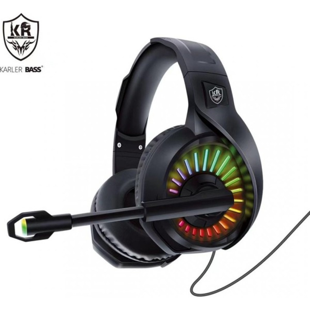 Karler Bass M3000 Rgb Işıklı Oyuncu Kulaklığı - Siyah Kulak Üstü Kulaklık Fiyatı