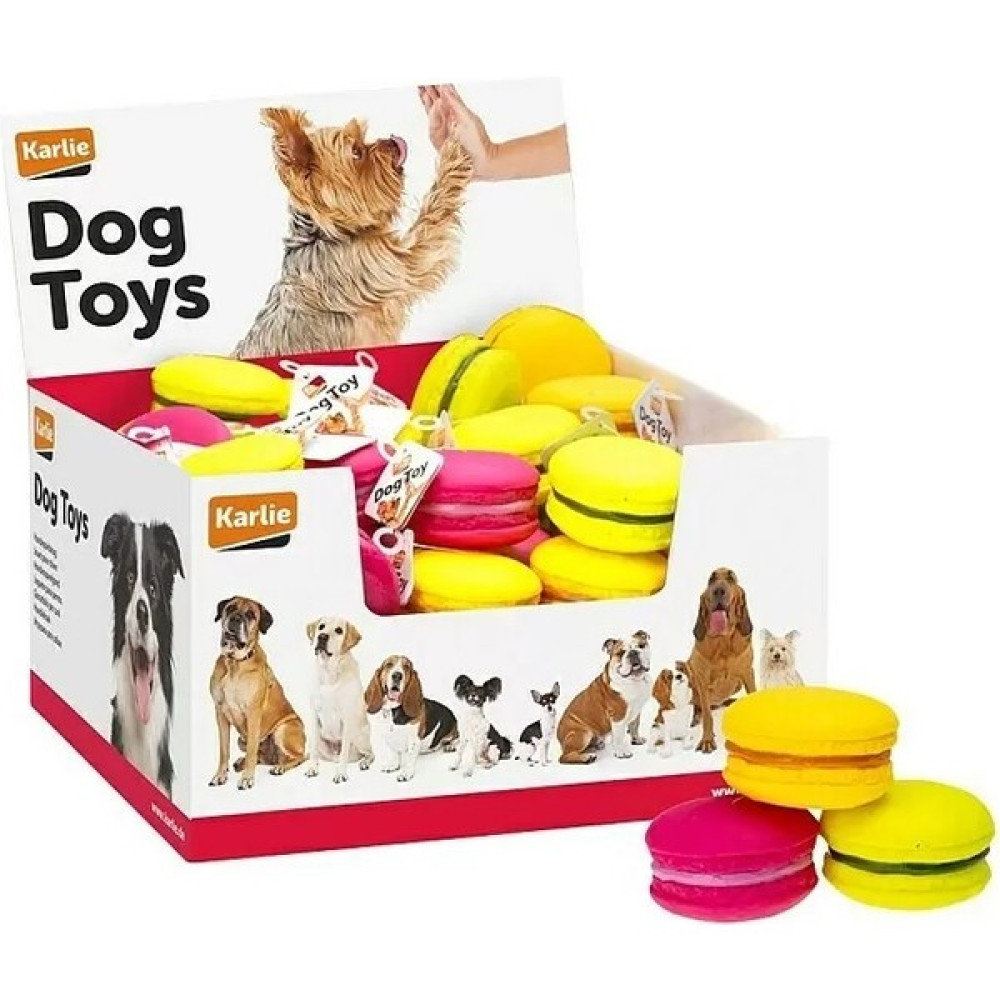 Karlie-Flamingo Dog Toy Macaron Öten Köpek Oyuncağı x 3 Adet (Farklı Renkte) Evcil Hayvan Ürünleri Fiyatı