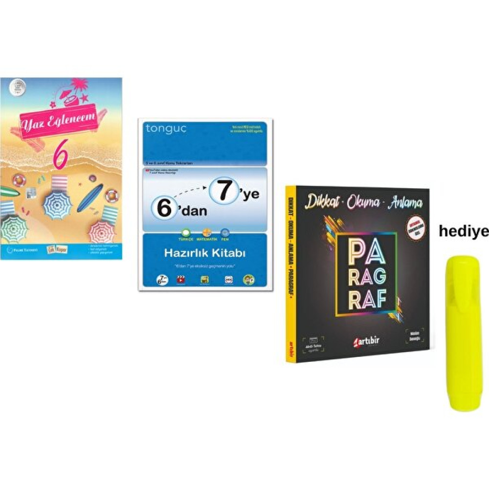 Karma Kitaplar 6. Sınıftan 7. Sınıfa Geçiş Tatil Seti 3 Kitap Kaynak Kitapları Fiyatı