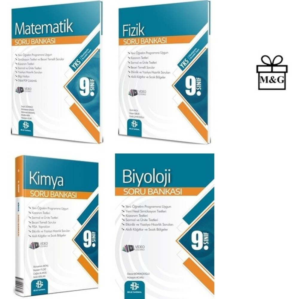 Karma Kitaplar 9. Sınıf Bilgi Sarmal Matematik Fizik Kimya Biyoloji Soru Bankası Tüm Dersler Fiyatı