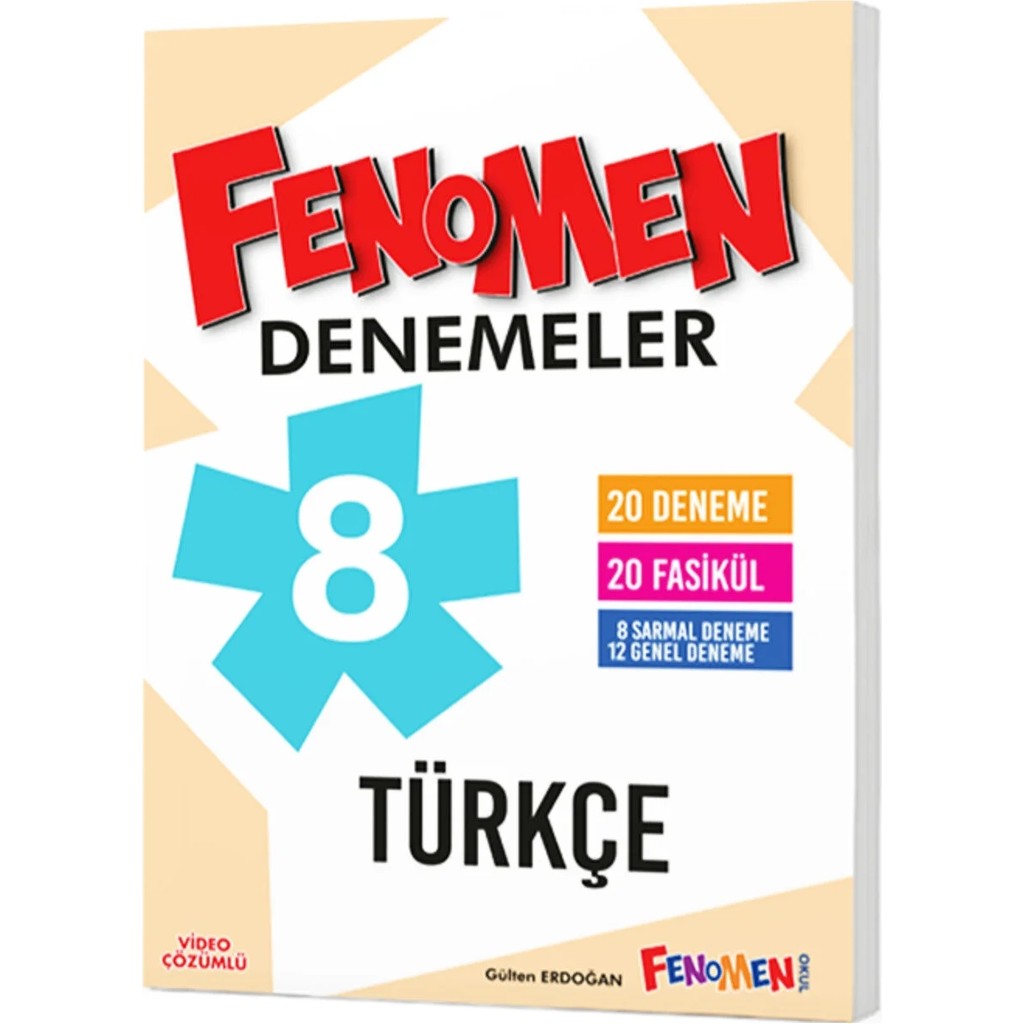 Karma Kitaplar Fenomen 8 Türkçe Denemeler (20 Deneme) Türkçe Fiyatı
