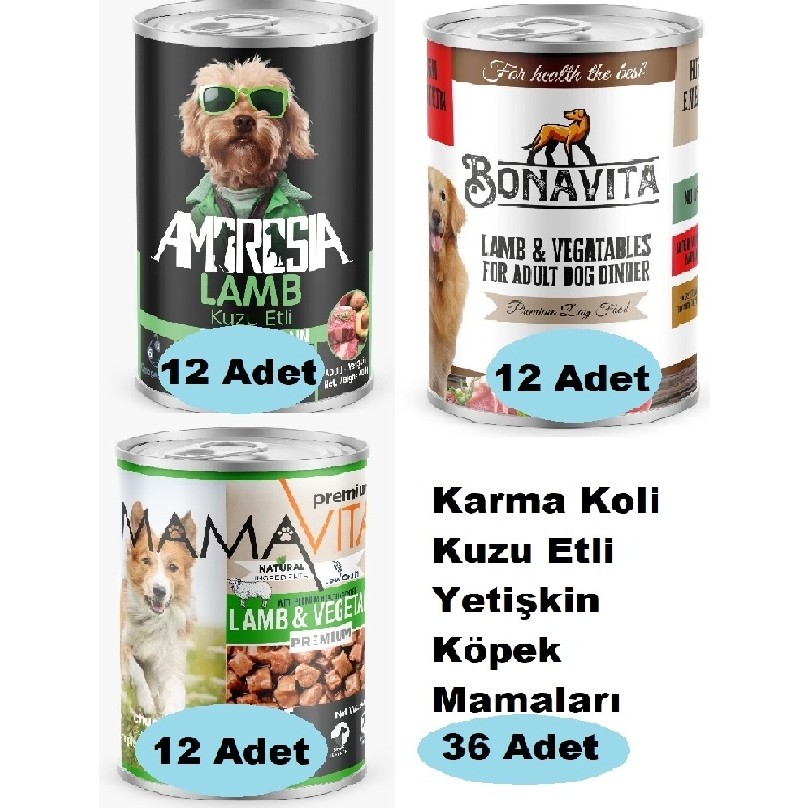 Karma Koli Kuzu Etli Yetişkin Köpek Maması 36 Adet Evcil Hayvan Ürünleri Fiyatı