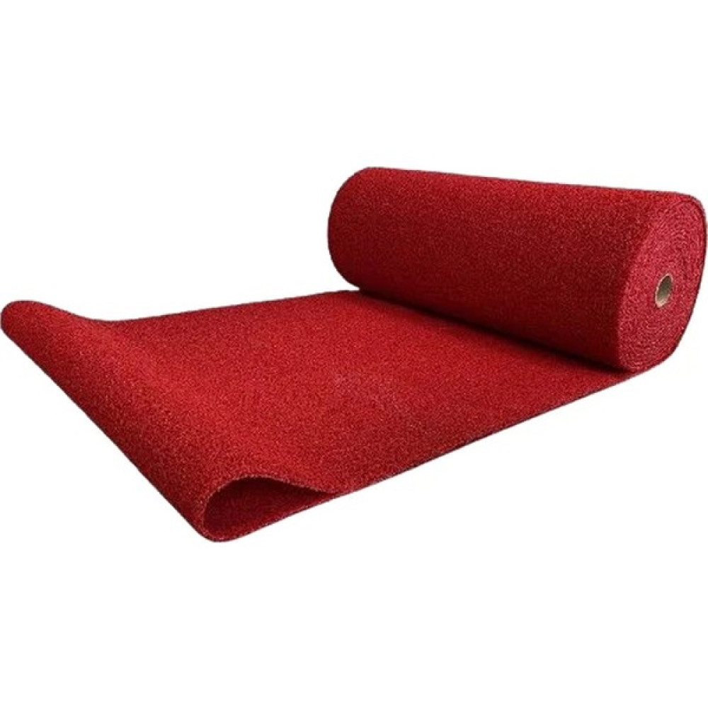 Karmaşık Paspas Kırmızı Kıvırcık Paspas (En 120CM Boy Istenilen Her Ölçüde Kesilebilir) - 120 x 100 cm Paspas Fiyatı