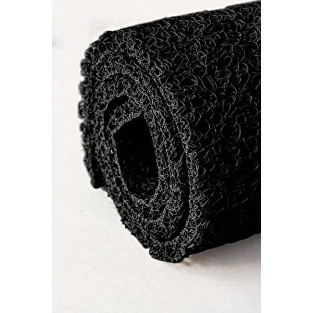 Karmaşık Paspas Siyah Kıvırcık Paspas (En 120CM Boy Istenilen Her Ölçüde Kesilebilir) - 50 x 120 cm Paspas Fiyatı
