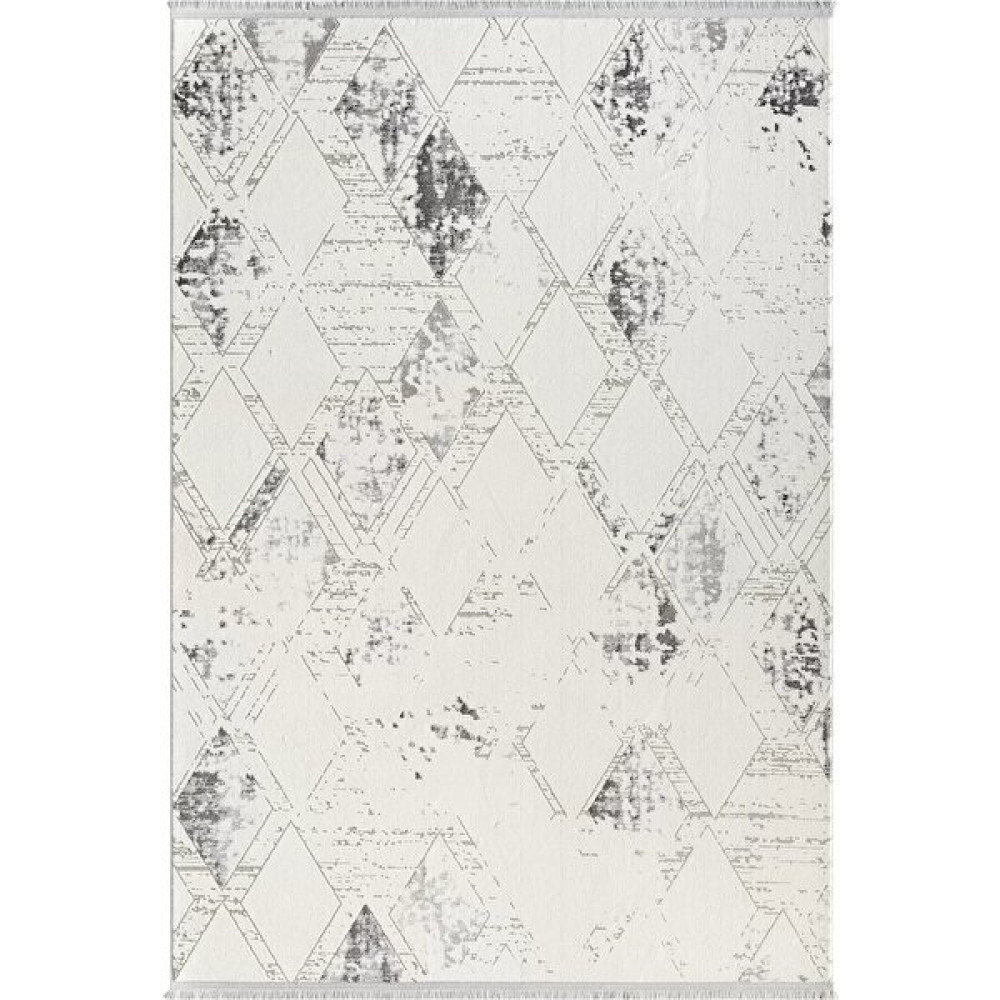 KARMEN HALI Tokyo 1702 Halı - 78 x 150 cm - Açık Gri Salon Halısı Fiyatı