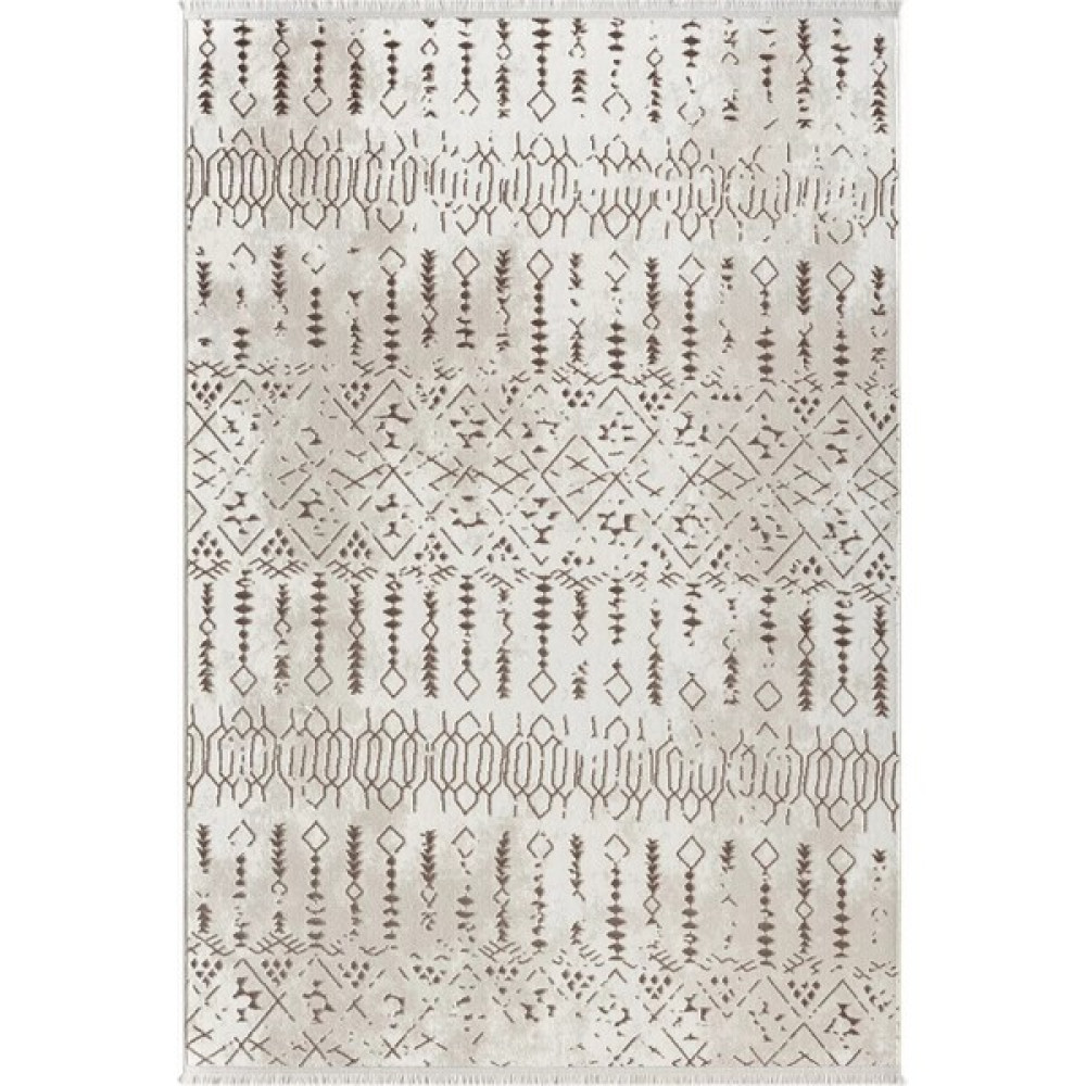 KARMEN HALI Tokyo 1755 Halı - 78 x 150 cm - Açık Bej Salon Halısı Fiyatı