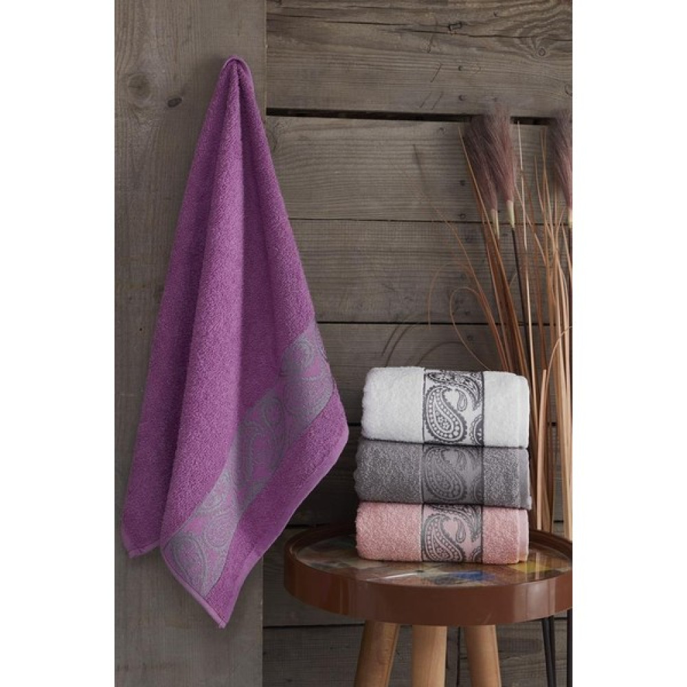 Karna Home 50 x 90 Şal 4'lü Havlu - Beyaz - 50 x 90 cm El / Yüz Havlusu Fiyatı
