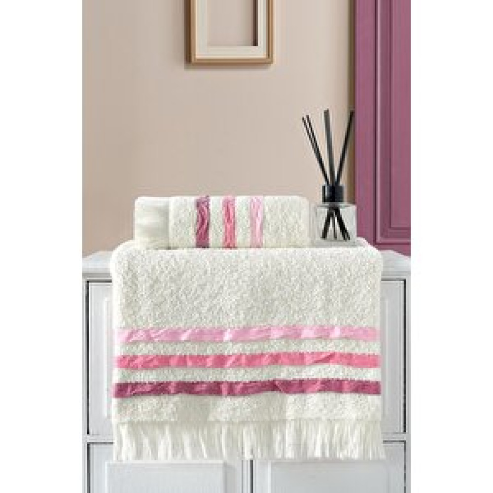 Karna Home 50x90 + 70x140 Cm Flori̇a 2'li̇ Banyo Havlu Seti̇ Hamam Takımı Banyo Havlusu Fiyatı
