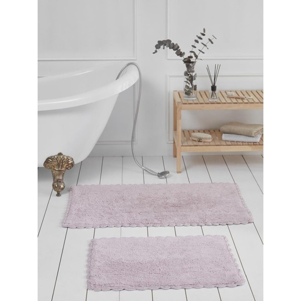 Karna Home Riva Kenarı El Örmesi Banyo Paspas Seti 50X70-60X100 cm - Renkli Klozet Takımı Fiyatı