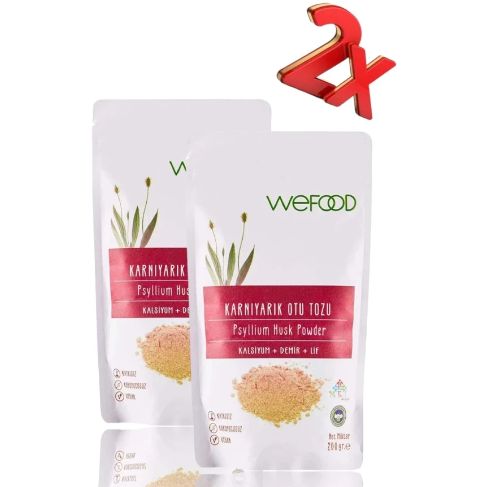 Karniyarik Otu (Psyllium) Tozu 200 Gr. 2'Li Protein Tozları Fiyatı