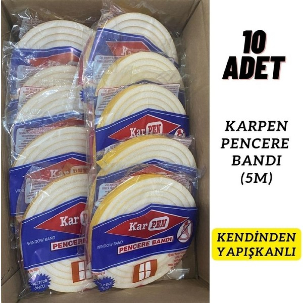 Karpen Pencere Bandı - 10 Adet Oto, Bahçe, Yapı Market Fiyatı