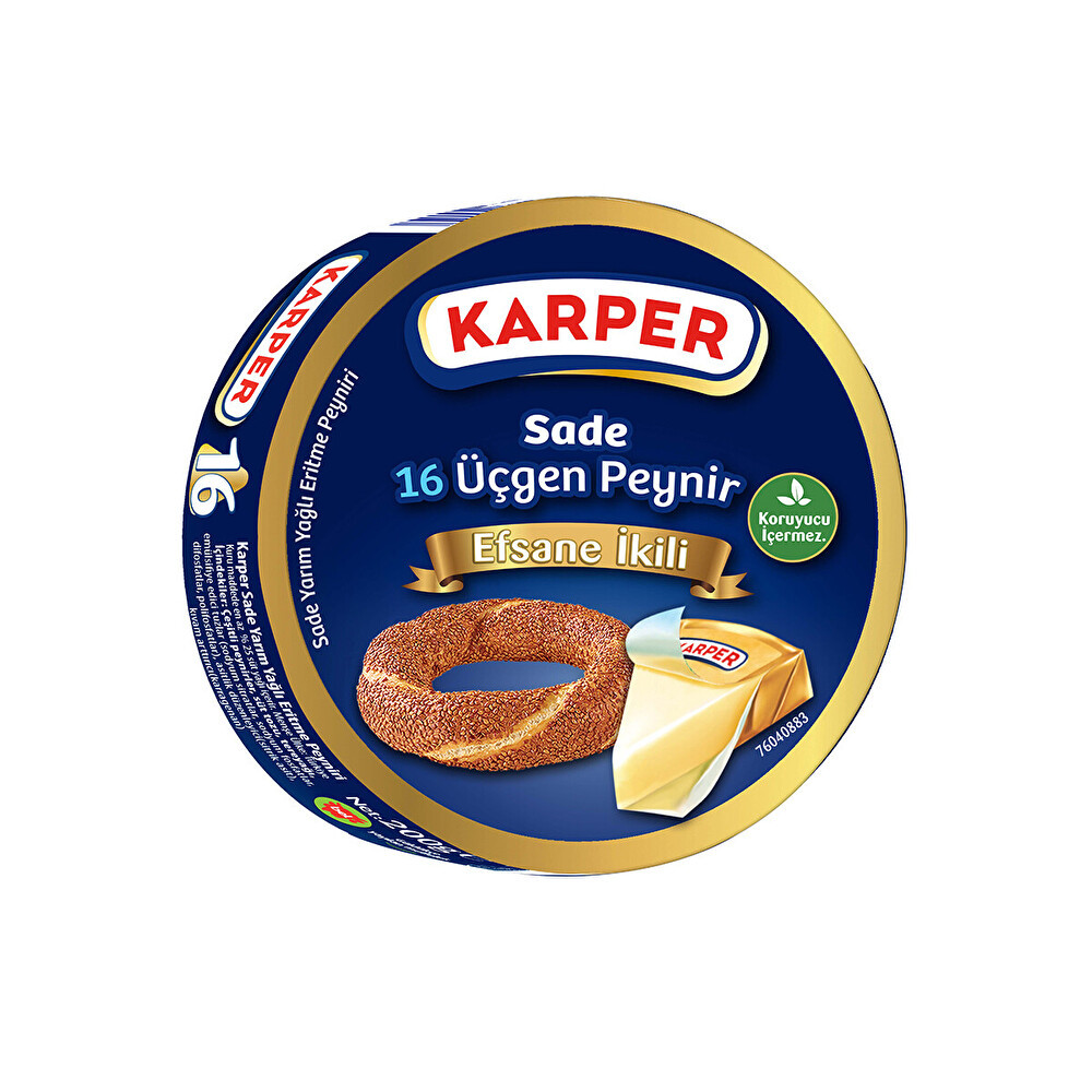 Karper Üçgen Peynir 16'lı 200g Peynir Fiyatı
