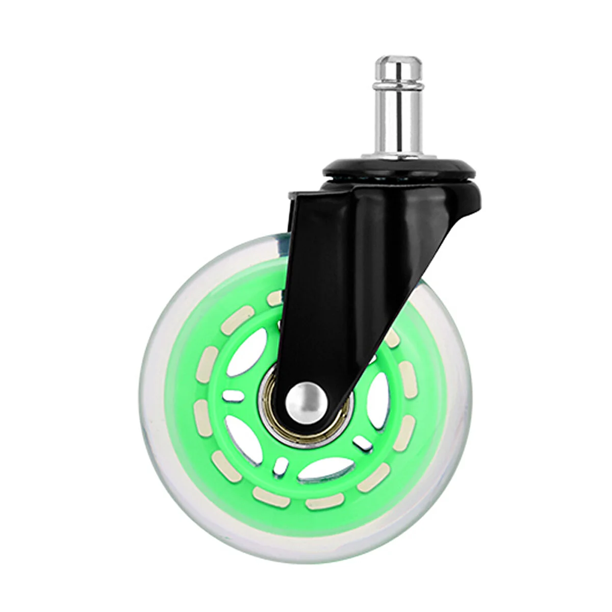 Karr Gaming S-wheels Motion Silikon Oyuncu Koltuğu Tekeri 75mm - Yeşil | Ofis Koltuk Tekeri | Ultra Sessiz Sandalye Tekeri Koltuk Fiyatı