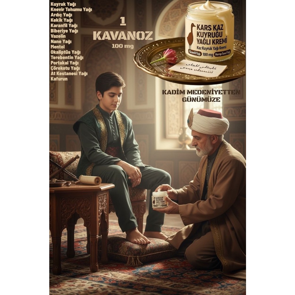Kars Kaz Yağı Kuyruk Yağlı Masaj Kremi Jel 100 Mg Hemp See Oil,ardıç,karanfil,biberiye Yağı Içeren Masaj Kremi Jel - 1 Kavanoz 100 mg Gündüz Kremleri Fiyatı