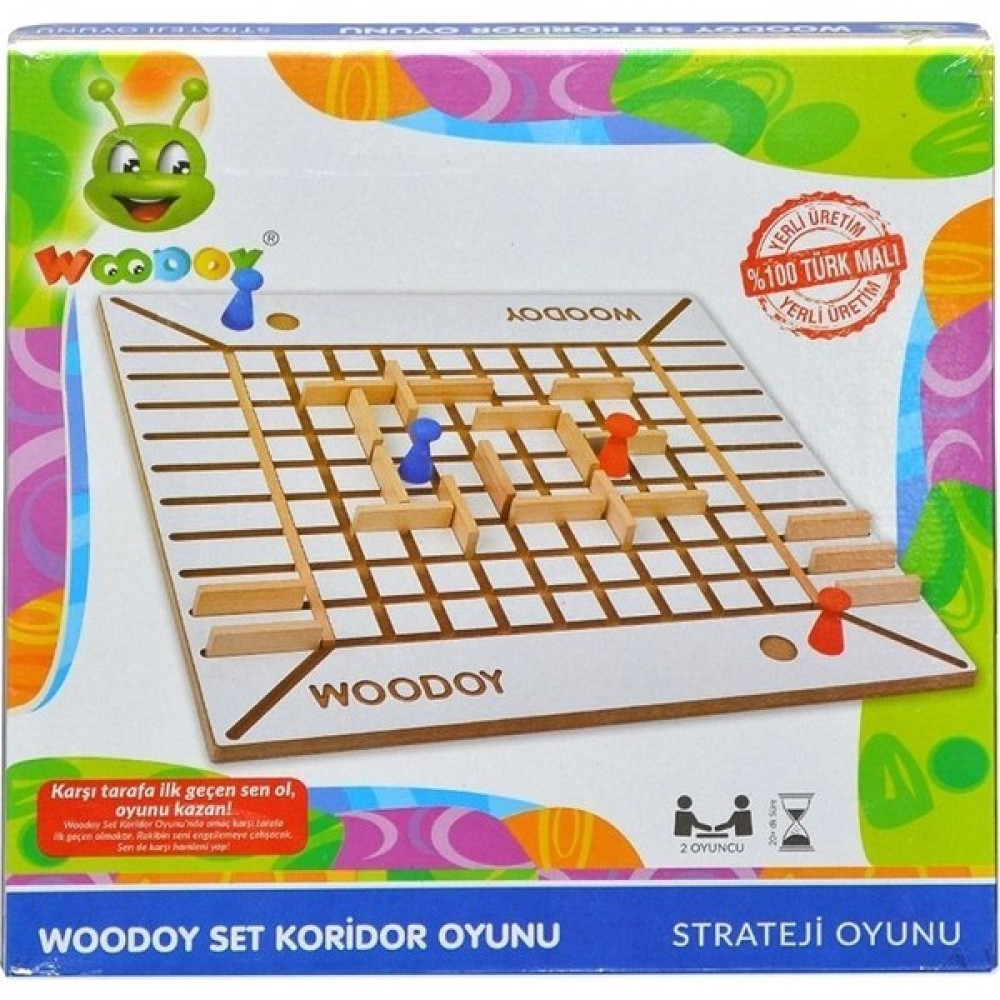 Karsan 087KR Woodoy Koridor Oyunu - Renkli Eğitici Oyuncak Fiyatı