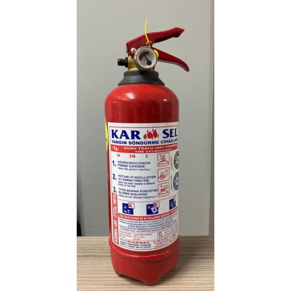 Karsel Yangın Söndürme Tüpü 1 kg Trafik Malzemeleri Fiyatı